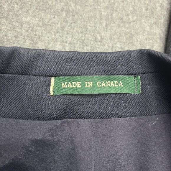 Lauren Ralph Lauren Blazer Mens 44 Wool Sport Coat Classic Made in Canada - Picture 10 of 11